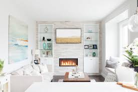 50 modern fireplaces to update a whole room Living Room Built In Ideas Contemporary Living Room Catherine Tonon Interiors
