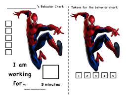 Spider Man Behavior Chart