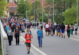 Pochod je nejmasovější tuzemská akce svého druhu. Pochod Praha Prcice 2019 Sedlec Prcice