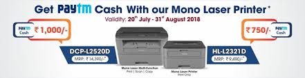 Bestellen sie original verbrauchsmaterial direkt bei brother, dann gehen ihnen tinte und toner nie aus. Paytm Offer