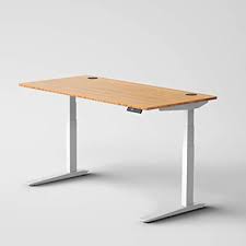 Bamboo is a durable, renewable and sustainable material. Buy Jarvis Standing Desk Bamboo Top Electric Adjustable Height Sit Stand Desk 3 Stage Extended Range Frame With Memory Preset Handset Controller By Fully White 48 X 30 Desktop Online In Uae B07gvpmjjv