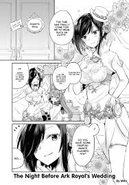 Read Azur Lane Comic Anthology Breaking!! Vol.5 Chapter 62: The Night  Before Ark Royal's Wedding on Mangakakalot