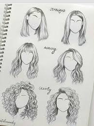 How To Draw Hair Draw Hair How To Draw Hair Art Drawings Sketches Hair Sketch