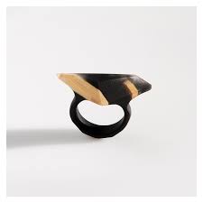 ring with linden wood