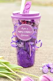 Birthday Ideas For Friend Purple Themed Birthday Gift For Friends Fun Squared Friend Birthday Gifts Best Birthday Gifts Purple Gift