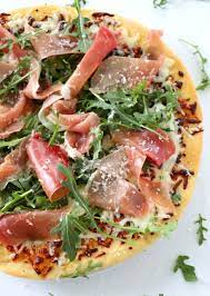 Homemade Prosciutto And Arugula Pizza Recipe Dash Of Savory Recipe Pizza Recipes Homemade Arugula Pizza Recipes Arugula Pizza