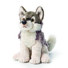 Wolf Beanie Plush Toy Wolf Stuffed Animal Wolf Plush Huggable Stuffed Animals