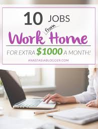 Work From Home Jobs For Extra 1000 A Month In 2018 Ideal For Stay At Home Moms Legitimate Work From Home Work From Home Moms Work From Home Canada
