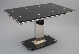 This small round table makes a big statement even in a compact space. Extendable Glass Dining Table With Pedestal Base Modern Black Glass Top Dining Table 80 X 80 Cm Small Square Dining Room Table Enzo By Modern Furniture Direct Buy Online