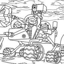Detailed coloring pages easy coloring pages pokemon coloring pages free coloring coloring sheets daily routine chart for kids logo character robots characters game logo. Pig Ride A Robot In Angry Bird Space Coloring Page Kids Play Color