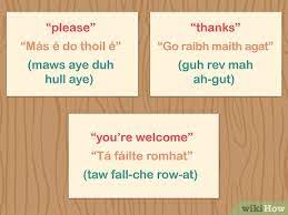 I would need the phrases thank you for reading and not everyone likes fish roe translated into scots galic, please. 3 Easy Ways To Say Hello In Irish Wikihow