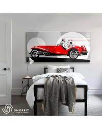 Tela Canvas D Arredo Intelaia Su Legno Lupin E Jigen Su Morgan Telaio In Legno Arredamento Foto Su Tela
