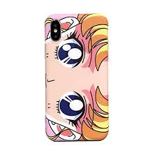 Designed and printed in the usa. Slim Fit Smooth Soft Tpu Pink Sailor Moon Case For Apple Iphone X Xs Iphonex Japan Anime Cartoon Protective Shockproof Hot Cute Lovely Fashion Japanese Kawaii Gift Little Girls Teens Kids Buy