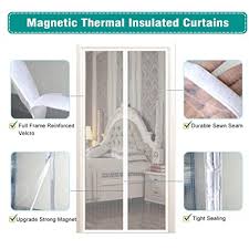 It allows sound to pass through easily and is impossible to insulate internally. Buy Magnetic Insulated Door Fit Doors Up To 36x82 Ikstar Eva Thermal Door Cover For Kitchen Bedroom Exterior Interior Doors With Draft Stopper Kids Pets Walk Through Free And Hands Free Closure Online In Indonesia