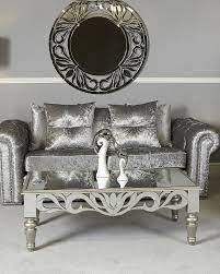 It can be in the form of a lovely mirrored coffee table or it can even be a framed mirror hanging all by itself on the wall. Cynthia Mirrored Coffee Table Silver