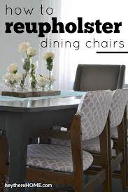 Here are all the materials i used, however. How To Reupholster Dining Chairs Seats And Backs