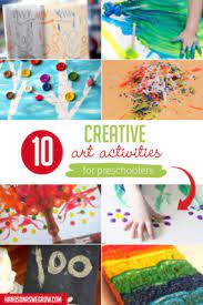 Make your own paint brush for kids art how to paint with bubbles create a blow painting. 10 Creative Art Activities For Preschoolers Hands On As We Grow