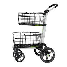 44 lb capacity on upper shelf and 88 lb capacity lower in addition, when you are shopping for your personal foldable shopping carts you can choose from a number of other special options. Folding Aluminum Cleaning Cart With Removable Baskets Swivel Front Wheels Scv2 The Home Depot Portable Shopping Cart Cleaning Cart Personal Shopping Cart