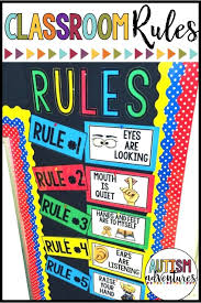 Free Classroom Rules For The Classroom Kindergarten Classroom Rules Classroom Rules Classroom Rules Poster