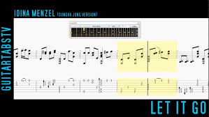 Here you can post a video of you playing the let it go chords, so your fellow guitarists will be able to see you and rate you. Frozen Ost Let It Go Fingerstyle Guitar Tabs Sungha Jung Guitar Tabs Fingerstyle Guitar Letting Go