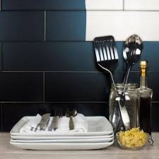 The bright white ice beveled ceramic wall tile is suitable for use on walls but is not suitable for use on floors. Abolos Forever 36 Pack Royal Blue Matte 4 In X 16 In Matte Glass Subway Wall Tile Lowes Com Wall Tiles Decorative Wall Tiles Glass Wall