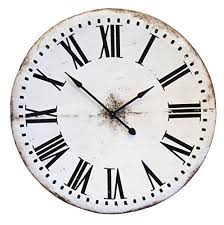 Amazon Com Winward Designs Antique Wall Clock 42 Inch Antique White Large Wall Clock Decor Clock Wall Decor Wall Clock