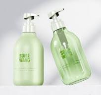 PET Bulb Shape Bottle with Pump for Personal Care - Somewang
