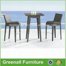 We have counter height chairs and stools at the right height for a tall table and lower ones to use at kitchen worktops and islands. China Wicker Patio Outdoor Rattan Garden Bar Table Chairs Sets Furniture China Bar Furniture Garden