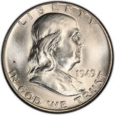 1949 Franklin Half Dollar Values And Prices Past Sales