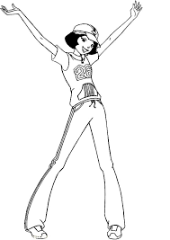 100% free coloring page of alex morgan. Totall Spies Alex Is So Happy Coloring Pages Coloring Sun