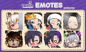 There is no better subject to begin exploring these ideas than with yourself. Make Cute Anime Twitch Emotes Stickers By Hotarukiyo Fiverr