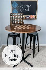 Tall—perfect for standard bar height. 25 Diy Bar Table Projects How To Make A Bar Table