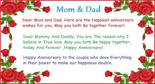 Thanks to you, i believe that true love exists. Mom And Dad Happy Anniversary Quotes Quotesgram