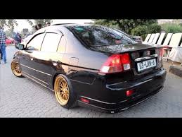 It was released in september 2000 as a 2001 model. Honda Civic Es Modified Comsats Lahore Auto Show Muneeb Akram Youtube