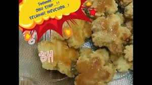 Masak air sehingga mendidih, sebelum. Resepi Biskut Mazola Kacang Hijau Youtube