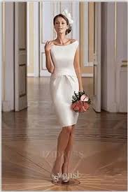 Details About Elegant Short Satin Wedding Dress White Ivory Bridal Gown Uk Size 6 8 10 12 14 In 2020 Civil Wedding Dresses Wedding Dresses Taffeta Ruffle Wedding Dress