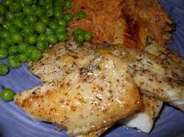 Pour 1 us tbsp (15 ml) of flour per fillet in a large bowl. Lemon And Thyme Pan Seared Ocean Perch Charles And Kimberly S Recipes