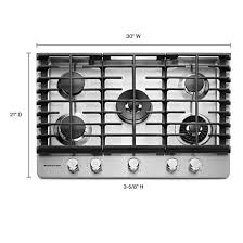 4.6 out of 5 stars. Kitchenaid Kcgs950ess 30 5 Burner Gas Cooktop With Griddle Kcgs950ess Appliance Direct