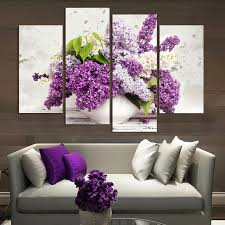 Check out these 40 gorgeous examples and inspire your own space! 4 Panel Modern Lavender Flowers Canvas Painting On Canvas Wall Art Modular Pictures Home Decor For Living Room No Frame Home Decor Decoration For Roomdecorations For Home Aliexpress