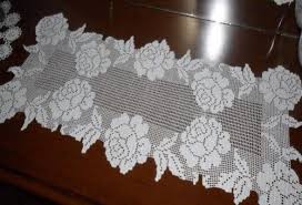 Gullu Dantel Sehpa Ortusu Modeli Yapimi Crochet Table Runner Pattern Crochet Table Runner Table Runner Pattern