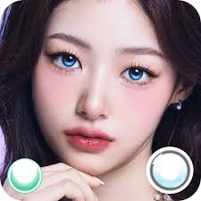 Lenbling Luna Glow 1 Month Blue Contact Lens