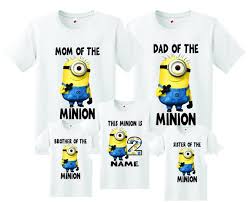 Family Personalised Birthday Boy Birthday T Shirt Designs Dtg Print Family Shirts For Birthday Professionally Printed In The Usa Hanes T Shirt 100 Preshr Family Birthday Shirts Minion Birthday Party Minion Birthday