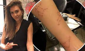 However it seems that jessica was not happy with hers. Jessica Alba Shows Off New Tattoos Of Her Kids Birth Sign Constellations In Instagram Post Daily Mail Online