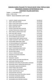 Senarai nama pelajar stam 2011. Senarai Nama Pelajar Majlis Perwakilan Pelajar Unimap Facebook