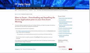 My desktop is a couple years part its prime. How To Zoom Downloading And Installing The Zoom Application Prior To Your First Zoom Meeting It Service Desk Bates College