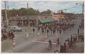 Hazel Park Michigan Postcard Senior High School Band Memorial Day Parade 1966 Hazel Park Michigan Postcard