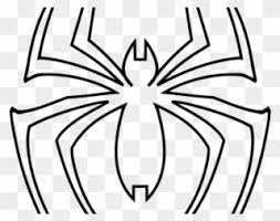 So while you're here be sure to print off a few of our spiderman. Drawn Spider Man Sign Spiderman Logo Coloring Pages Clipart 1586076 Pinclipart