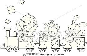 Model was trained on 512 context length with deepspeed and megatron code. Vector Art Coloring Page Baby Toy Train Eps Clipart Gg75683542 Gograph