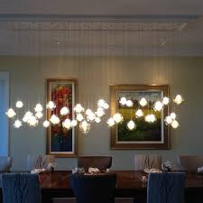 The spencer semi drum ceiling light features a classic form combined with a geometric pattern. Chandelier Over Dining Room Table Houzz