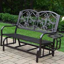 It was already assembled in the box! Cast Aluminum Outdoor Gliders Patio Chairs The Home Depot